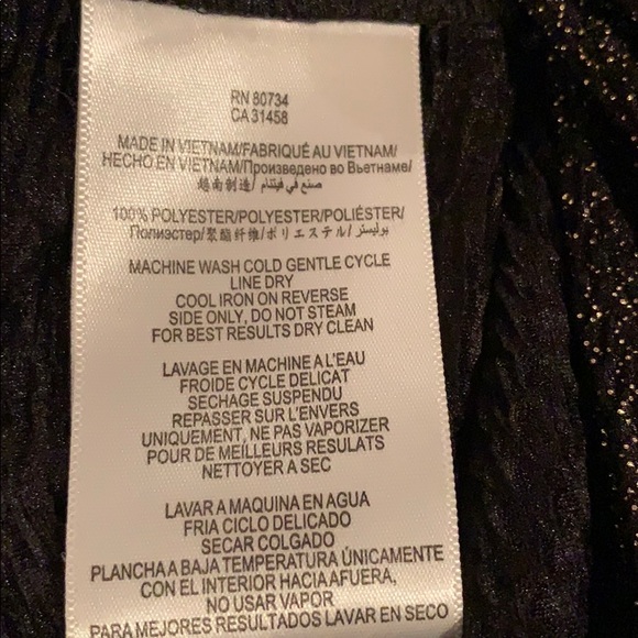 BCBGeneration Black & Gold Dress - Picture 6 of 7